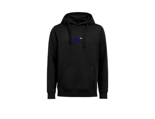 UNI Hoodie – Mali tisk logotipa spredaj – Personaliziran/po meri