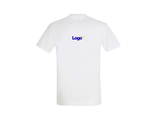 UNI Majica 100 % bombaž – Mali tisk logotipa spredaj – Personalizirana majica po meri