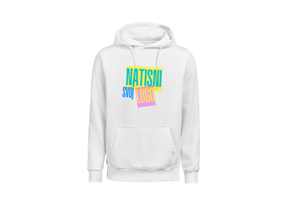 UNI Hoodie  – Velik tisk logotipa spredaj – Personaliziran/po meri