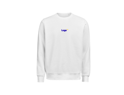 UNI Pulover – Mali tisk logotipa spredaj + Velik tisk logotipa zadaj – Personaliziran/po meri