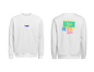 UNI Pulover – Mali tisk logotipa spredaj + Velik tisk logotipa zadaj – Personaliziran/po meri