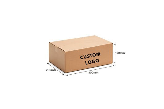 Kartonska škatla s tiskom 300x200x150 mm