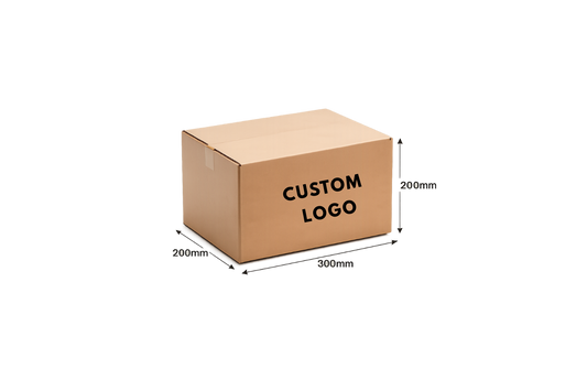 Kartonska škatla s tiskom 300x200x200 mm