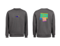 UNI Pulover – Mali tisk logotipa spredaj + Velik tisk logotipa zadaj – Personaliziran/po meri