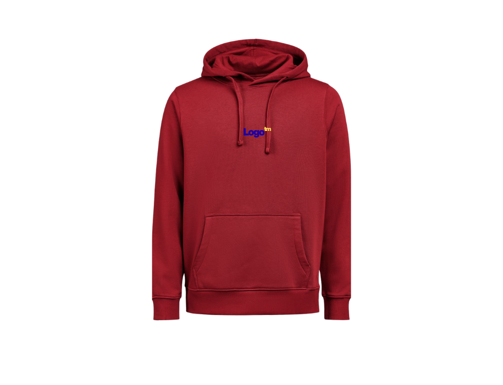 UNI Hoodie  – Mali tisk logotipa spredaj – Personaliziran/po meri