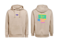 UNI Hoodie – Mali tisk logotipa spredaj + Velik tisk logotipa zadaj – Personaliziran/po meri