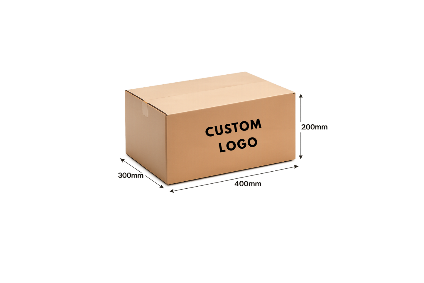 Kartonska škatla s tiskom 400x300x200 mm