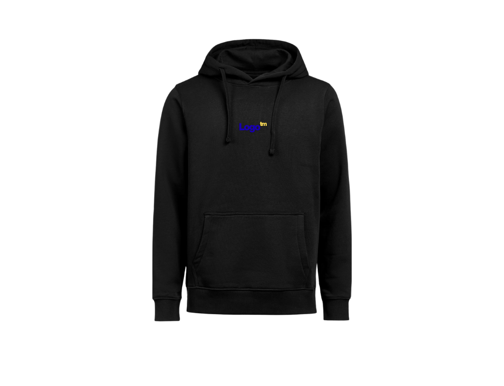 UNI Hoodie  – Mali tisk logotipa spredaj – Personaliziran/po meri