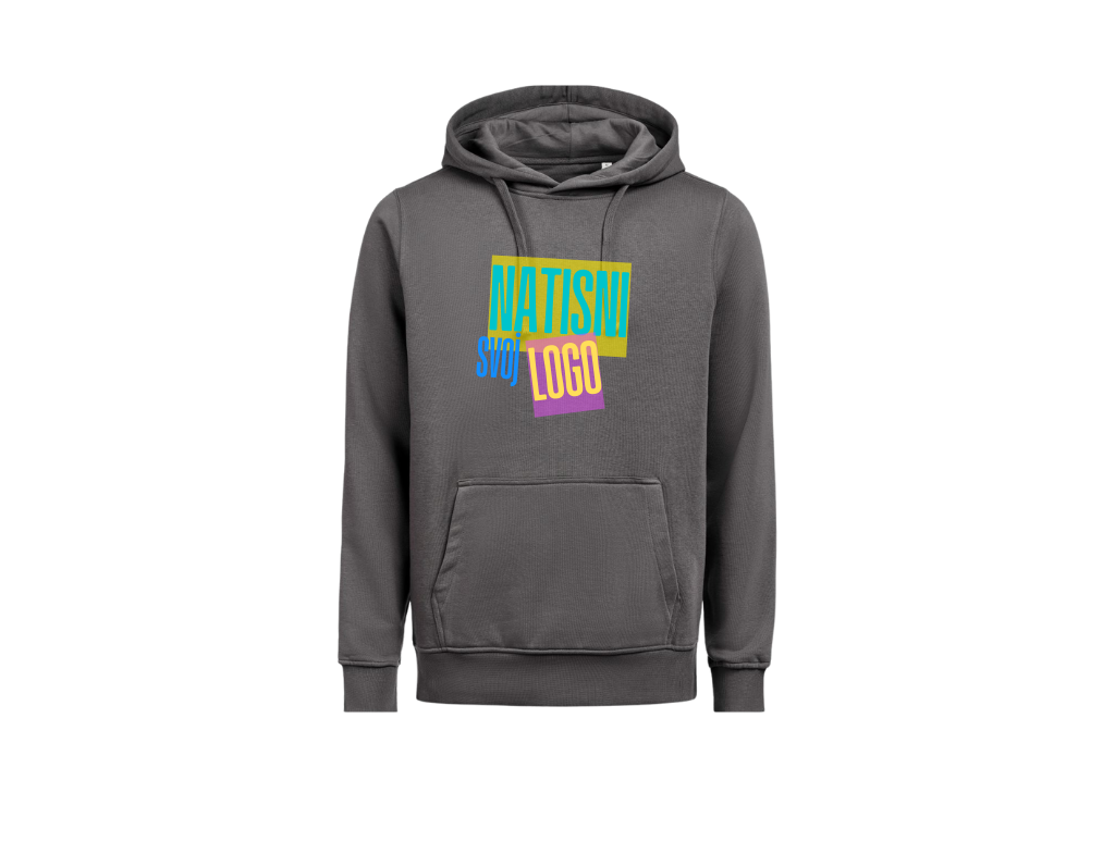 UNI Hoodie  – Velik tisk logotipa spredaj – Personaliziran/po meri