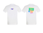 Moška majica 100 % bombaž – Mali tisk logotipa spredaj+velik zadaj – Personalizirana majica po meri