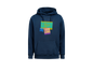 UNI Hoodie  – Velik tisk logotipa spredaj – Personaliziran/po meri
