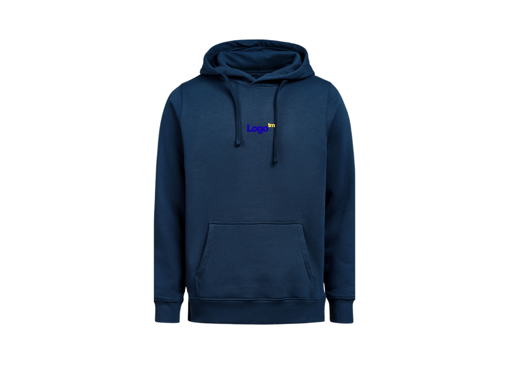 UNI Hoodie  – Mali tisk logotipa spredaj – Personaliziran/po meri