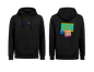 UNI Hoodie – Mali tisk logotipa spredaj + Velik tisk logotipa zadaj – Personaliziran/po meri