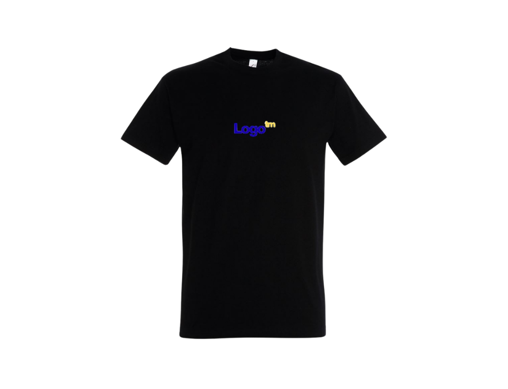UNI Majica 100 % bombaž  – Mali tisk logotipa spredaj – Personalizirana majica po meri