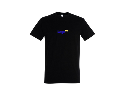 UNI Majica 100 % bombaž  – Mali tisk logotipa spredaj – Personalizirana majica po meri