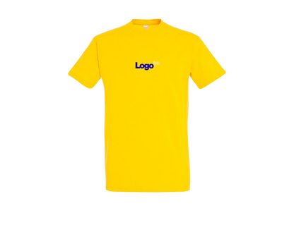 UNI Majica 100 % bombaž  – Mali tisk logotipa spredaj – Personalizirana majica po meri