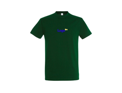 UNI Majica 100 % bombaž  – Mali tisk logotipa spredaj – Personalizirana majica po meri