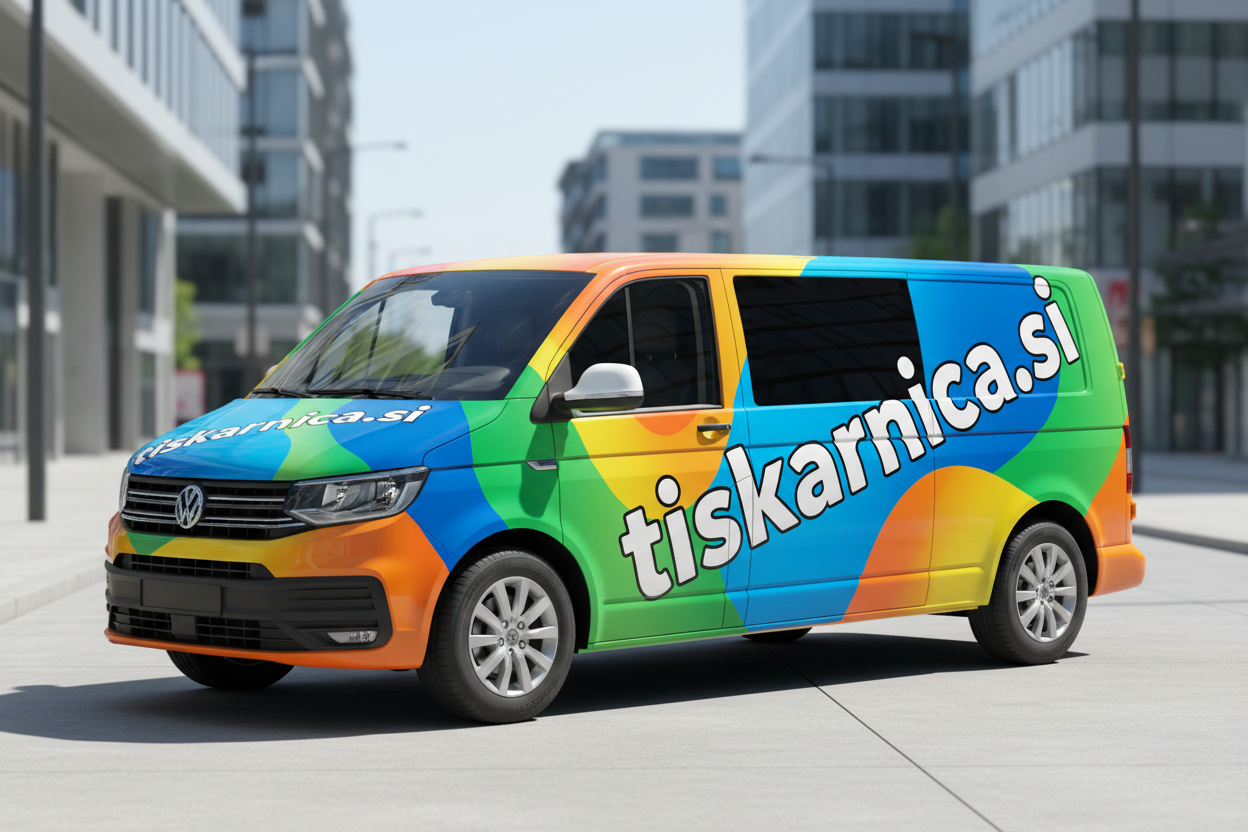 kobi naj bo bolj barvit.. ohrani napis tiskarnica.si .. ozadje je preveč pravljično