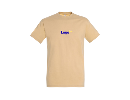 UNI Majica 100 % bombaž  – Mali tisk logotipa spredaj – Personalizirana majica po meri