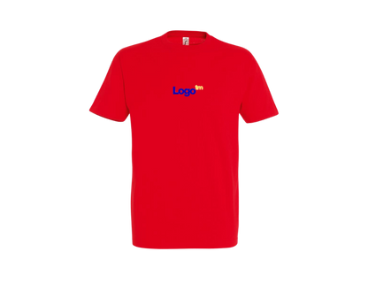 UNI Majica 100 % bombaž  – Mali tisk logotipa spredaj – Personalizirana majica po meri