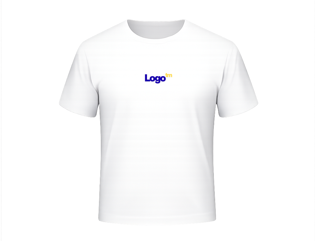 UNI Majica 100 % bombaž  – Mali tisk logotipa spredaj – Personalizirana majica po meri